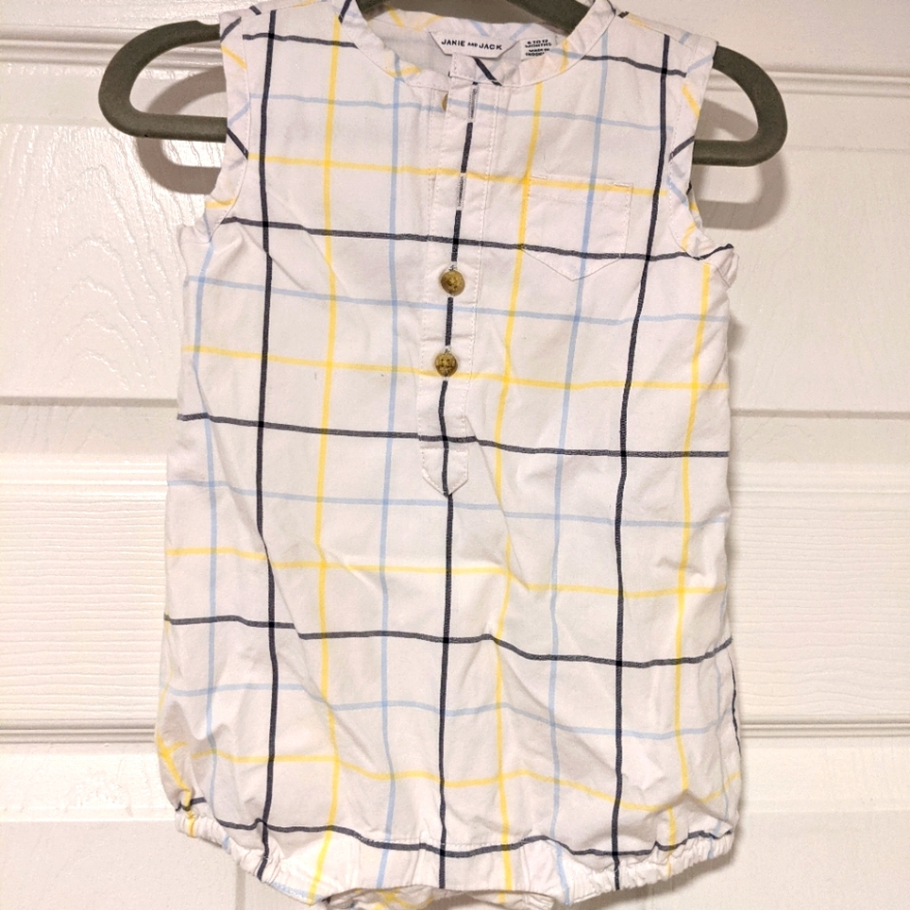 Janie and Jack Boys Romper
